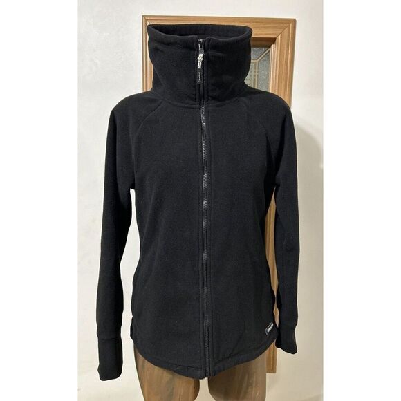 Calvin Klein Performance Jacket Women’s M Black Funnel Neck Headphone - Picture 1 of 6